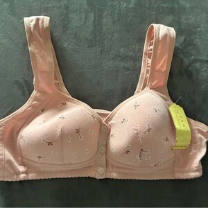 Floral Blush Pink Bra